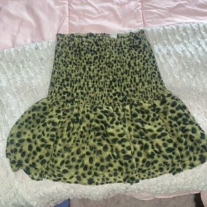 y2k printed skirt